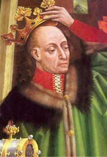 Władysław Jagiełło, fragment ołtarza z Katedry Wawelskiej Władysław Jagiełło, fragment ołtarza z Katedry Wawelskiej